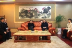 于波会见安庆市长共商气象事业发展大计 - 气象