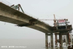 南漪湖特大桥主桥右幅合龙 狸宣高速预计2018通车 - 合肥在线