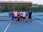 我校大学生网球队蝉联蚌埠地区五校网球联赛冠军 - 安徽科技学院