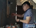 亳州职技学院老师农家屋里敢玩“电老虎” - 安徽新闻网