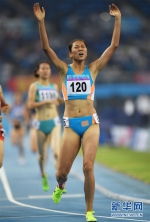 王春雨全运会女子800米夺金 - 合肥在线