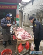 望江县鸦滩市场所突击检查猪肉市场 - 安徽新闻网