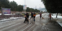 义安区天门镇计生志愿者除冰扫雪服务群众 - 安徽新闻网