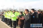 金寨县举行2018年春运道路交通安全管理启动仪式 - 安徽新闻网