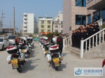 安徽太湖：太湖森林公安举行警用摩托车发放仪式2 - 安徽新闻网