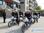 安徽太湖：太湖森林公安举行警用摩托车发放仪式4 - 安徽新闻网