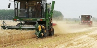 固镇县小麦机械化收获逐步展开 - 农业机械化信息