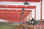 商合杭高速铁路安徽段开始准备铺轨(组图) - 中安在线
