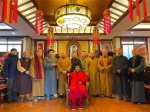省宗教局领导、省佛教协会负责人看望释妙安长老 - 安徽省佛教协会