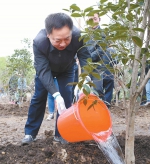 安徽省暨合肥市党政军领导与干部群众义务植树 - 安徽经济新闻网