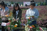 我校首届插花技能大赛成功举办 - 安徽科技学院