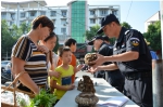 宁国公安“特巡警说防”走进集贸市场 - 公安厅