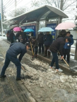 宣城市农机局积极开展扫雪清道活动 - 农业机械化信息